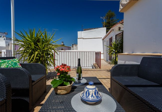 Una terraza llena de luz en el centro de Jerez Una terraza llena de luz en el centro de Jerez