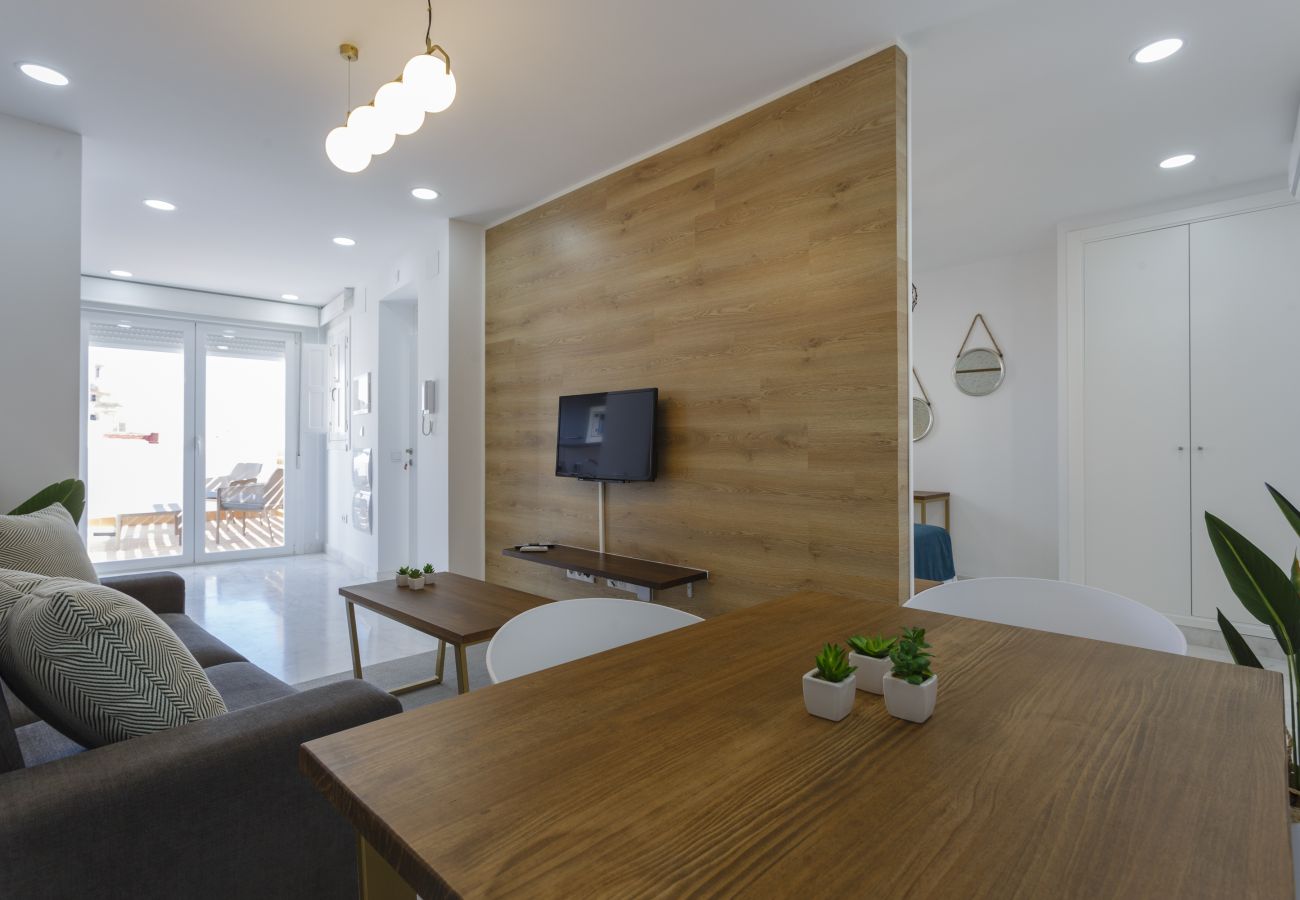 Estudio en Cádiz - Atico con terraza - BRUJULA by Cadiz4Rentals