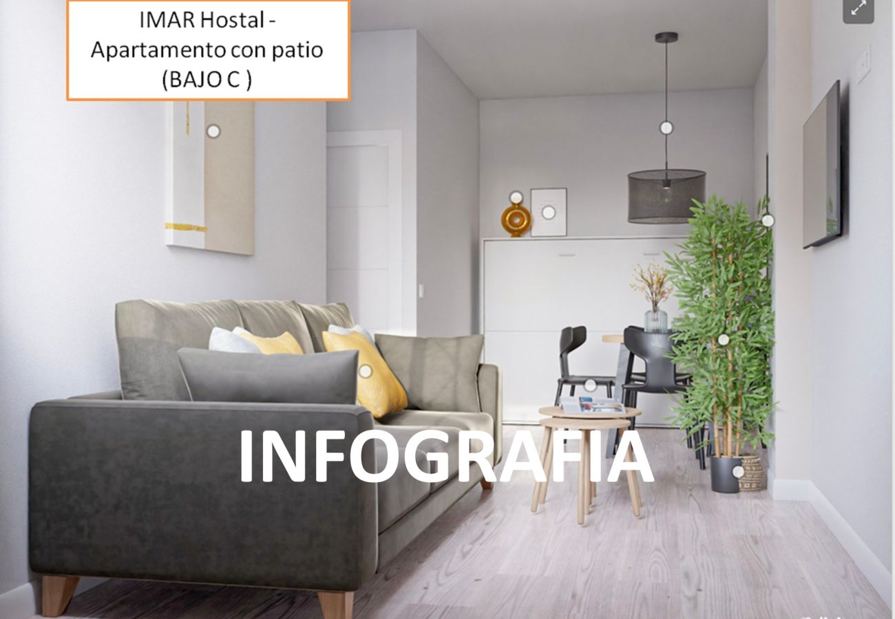 Apartamento en Cádiz - Apartamento con patio - Hostal IMAR by Cadiz4Rentals