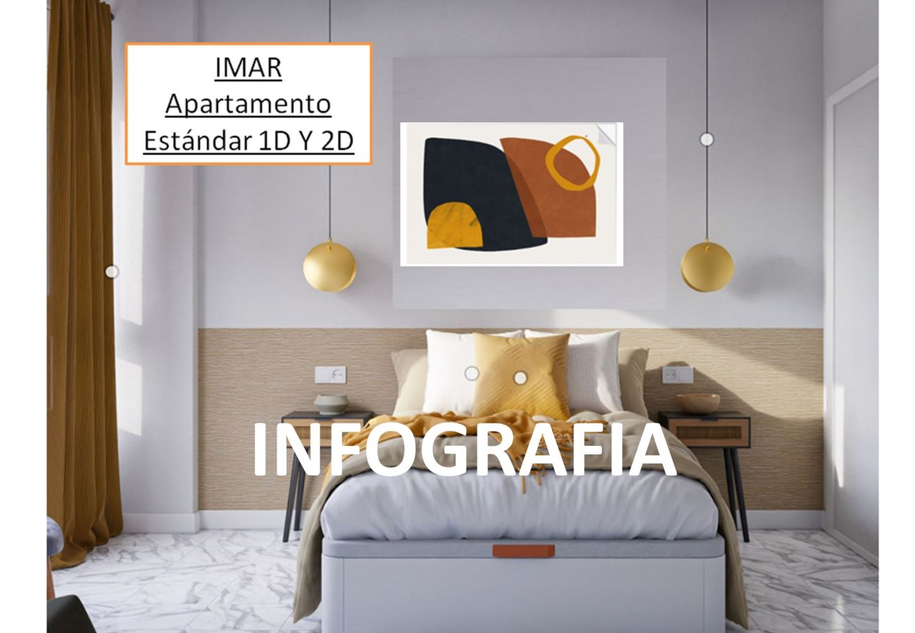 Apartamento en Cádiz - Apartamento Standard 1 dormitorio - IMAR by Cadiz4Rentals