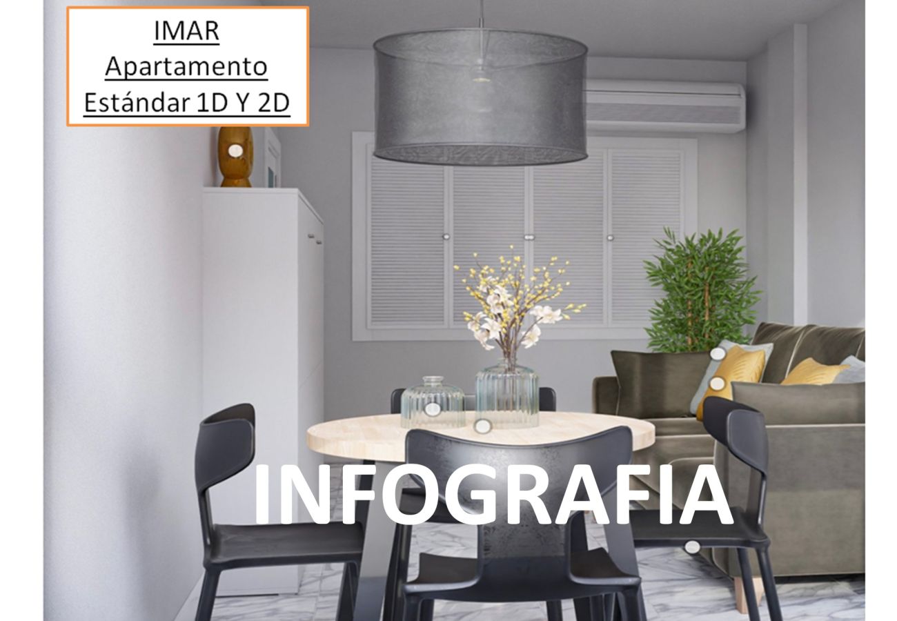 Apartament en Cádiz - Apartament Standard 1 dormitori - IMAR by Cadiz4Rentals