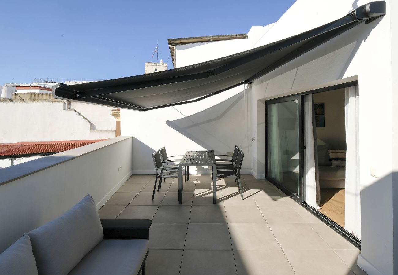 Appartement à Cadix - Ático con terraza - Villar Suites by Cadiz4Rentals